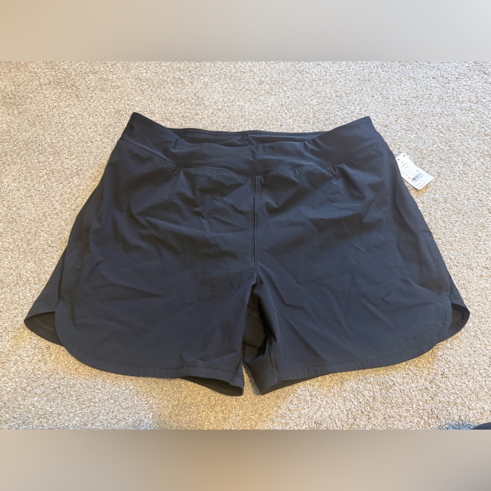 Lands' End Black Womens Swim Shorts size XL